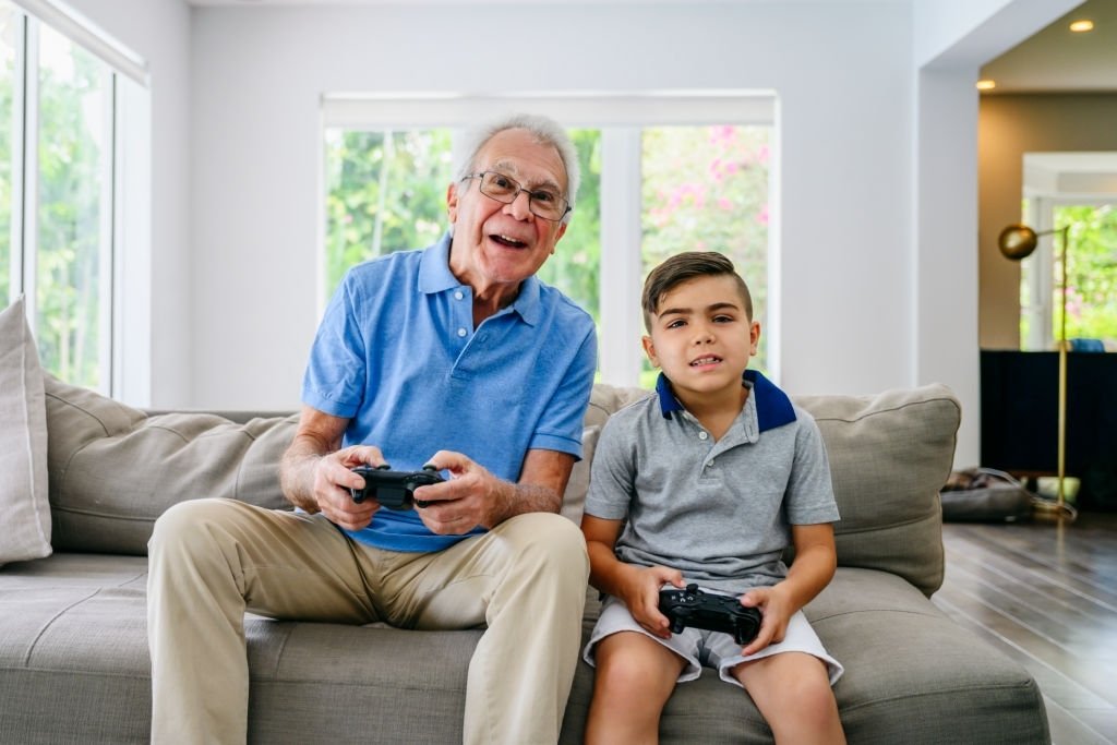 Plays With Grandpa